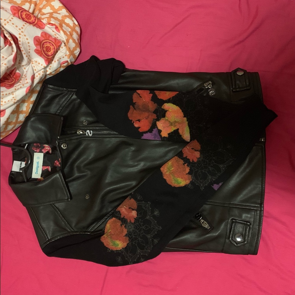 Desigual vegan leather jacket